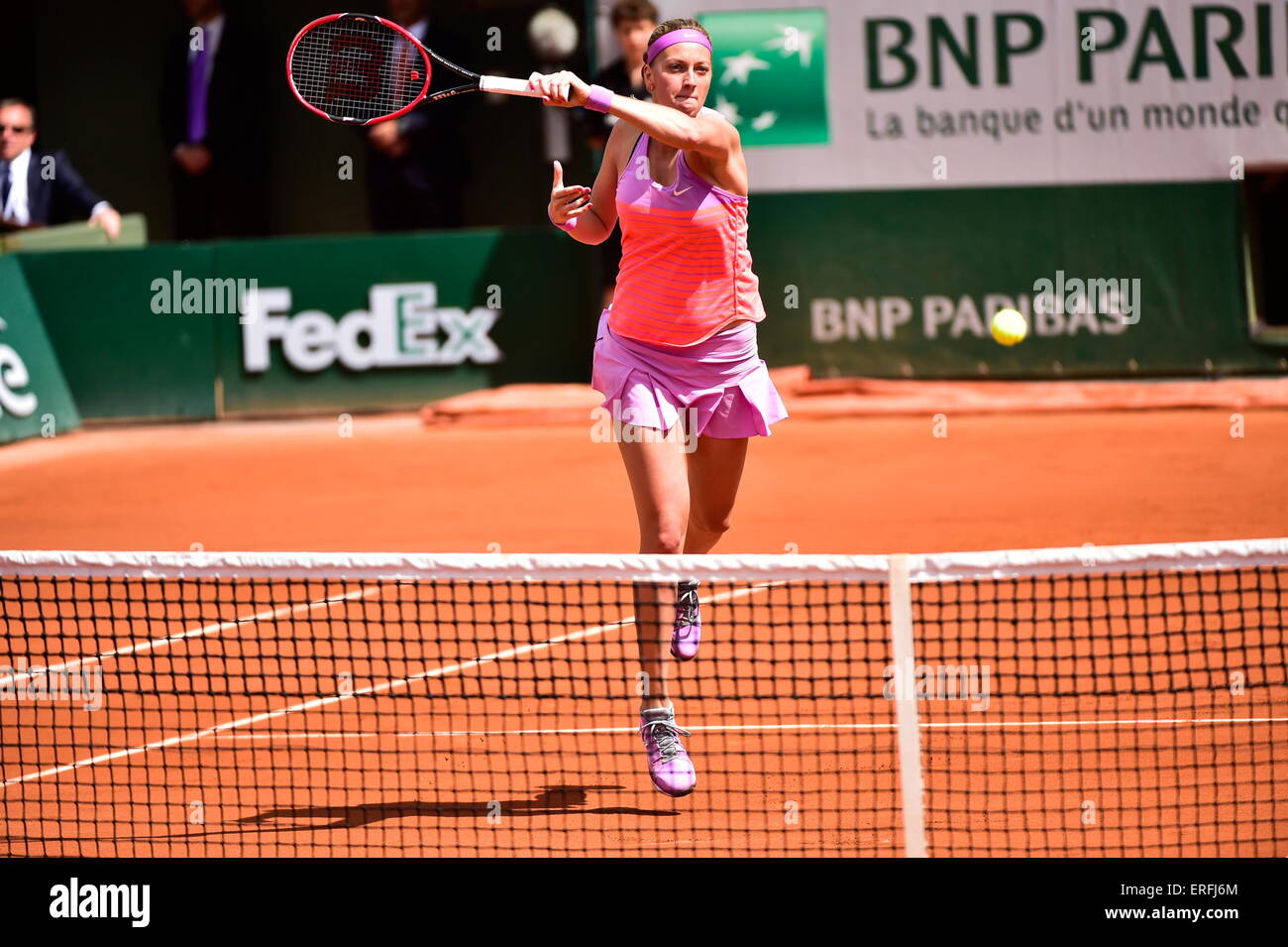 Petra KVITOVA - 30.05.2015 - Jour 7 - Roland Garros 2015 .Photo : Dave Inverno / Sport icona Foto Stock