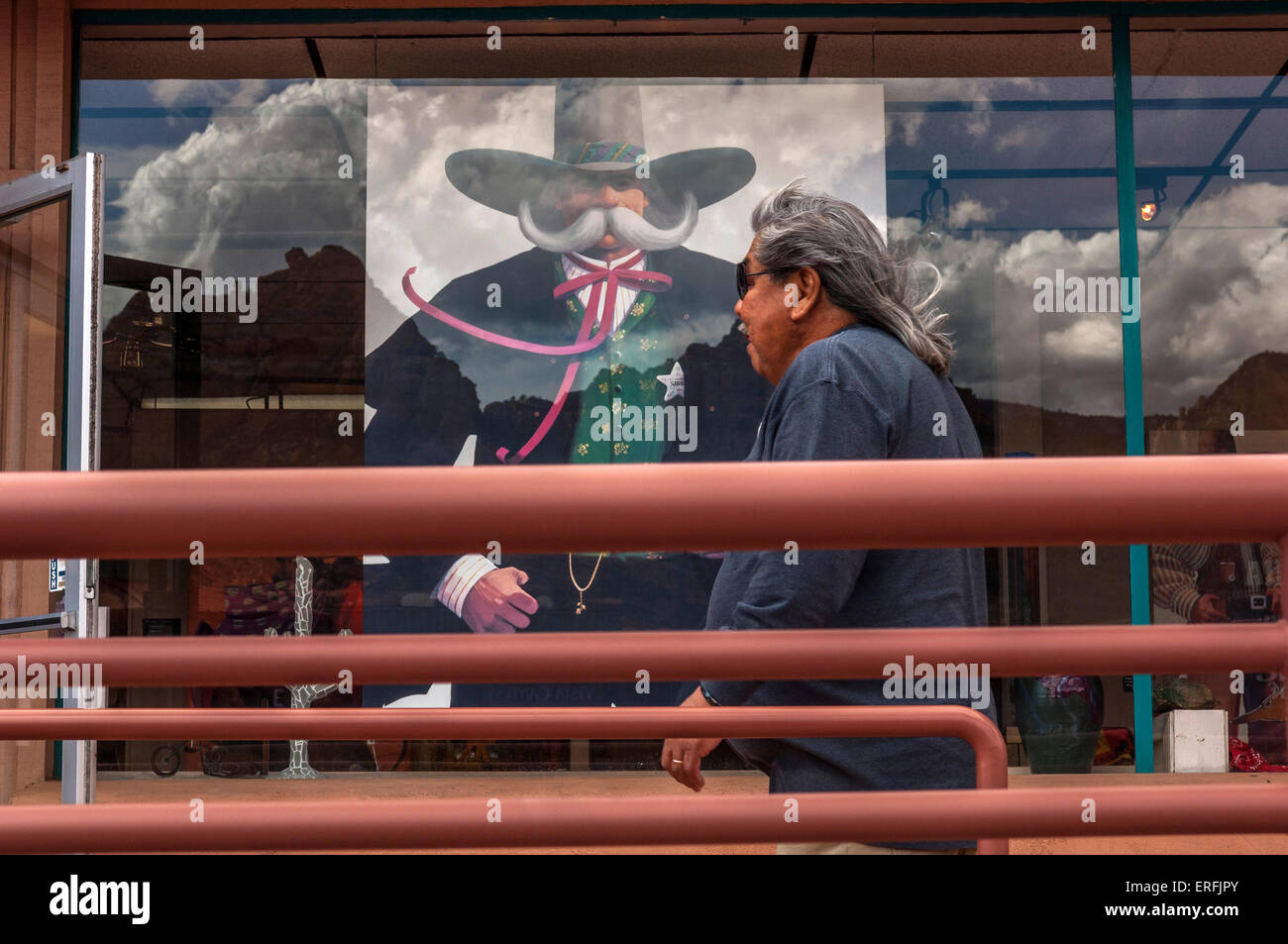 Nel centro di Sedona. In Arizona. Stati Uniti d'America Foto Stock