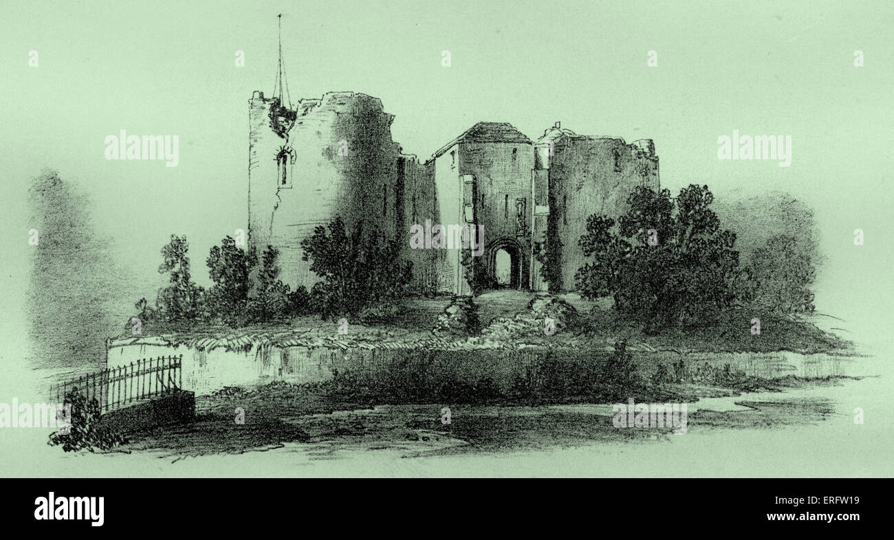 La Torre di Clifford fu distrutta nel 1190 quando la torre di legno di York Castello fu l'ultimo rifugio di 150 ebrei residenti in Foto Stock