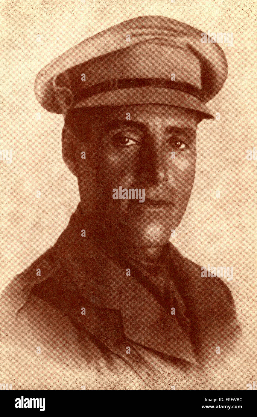 Joseph (Yosef Trumpeldor), ritratto. Inizio attivista sionista, ha contribuito alla creazione di un socialista movimento sionista. Eroe Nazionale a Tel Hai. 1 Dicembre 1880 - 1 marzo 1920. Foto Stock