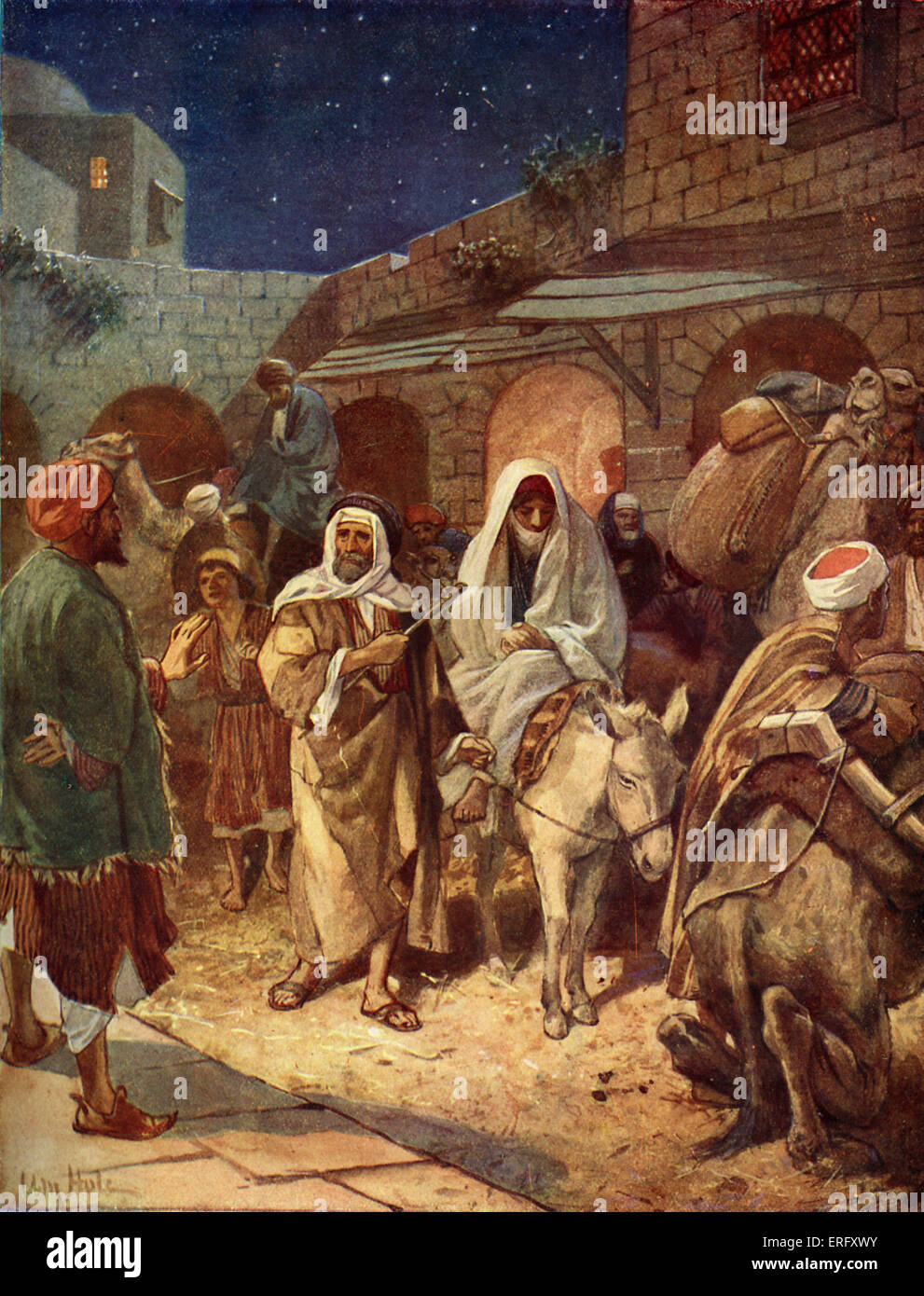 Viaggio Di Maria E Giuseppe Verso Betlemme Giuseppe nazareno immagini e fotografie stock ad alta risoluzione - Alamy