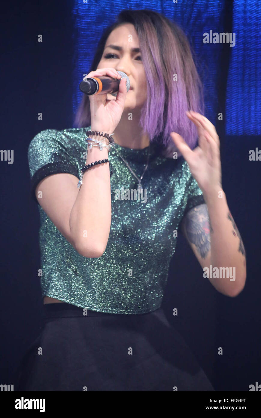 Metro Radio Live di Natale 2014 con: Neon giungla in cui: Newcastle, Regno Unito quando: 28 Nov 2014 Credit: WENN.com Foto Stock