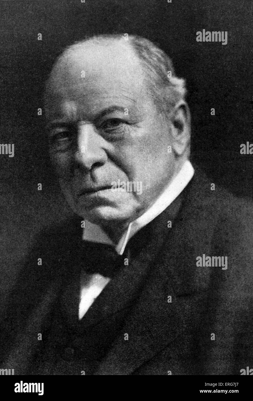 Signore Haldane - ritratto. Primo Visconte Haldane. Influente liberale britannico e più tardi il lavoro politico, giurista e filosofo. Foto Stock