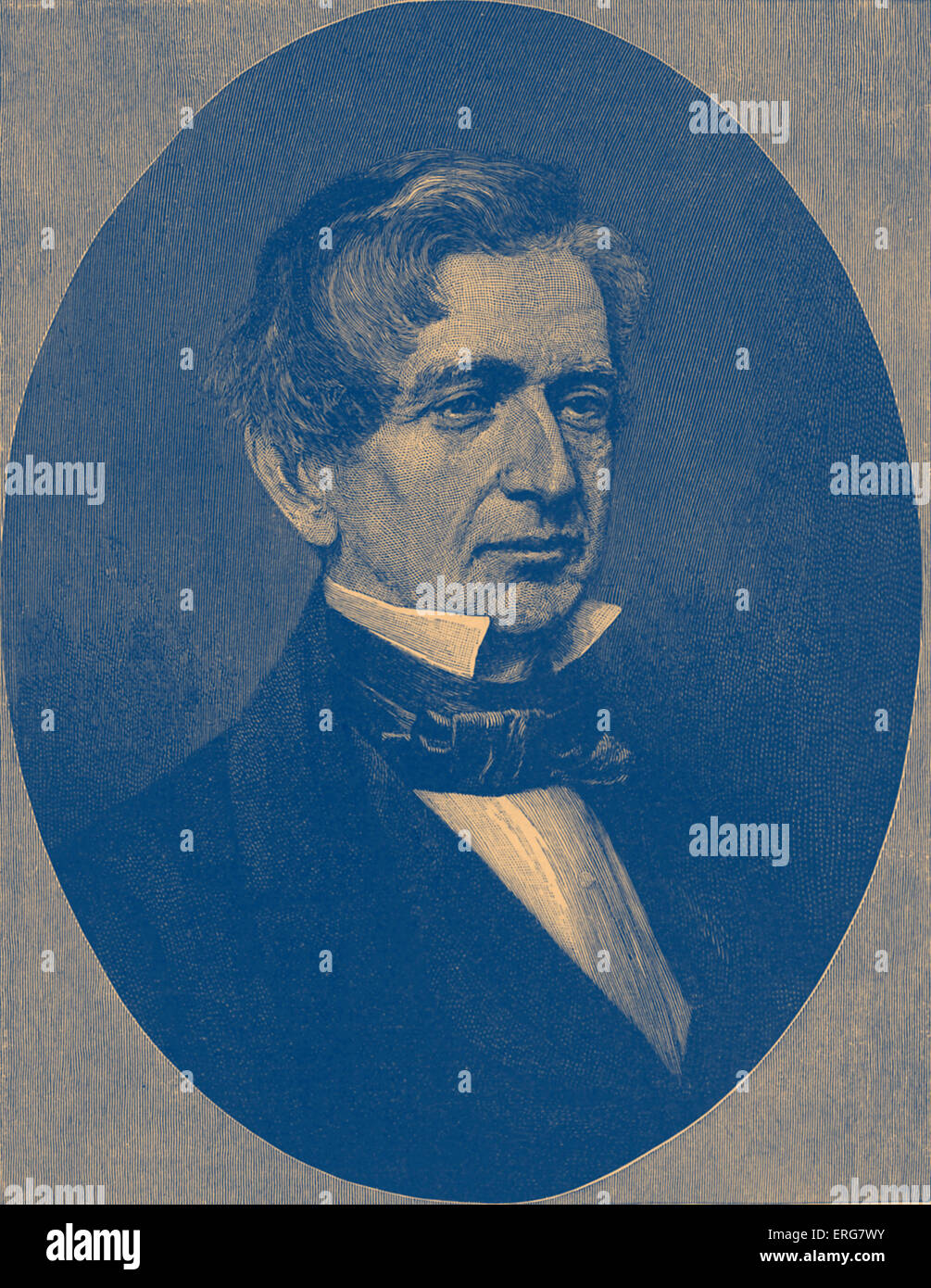 William H. Seward - ritratto, dopo daguerreotype c. 1851. Dodicesimo governatore di New York, Stati Uniti il senatore e segretario di Foto Stock