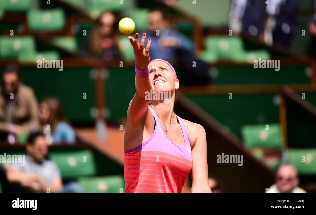 Petra KVITOVA - 30.05.2015 - Jour 7 - Roland Garros 2015 .Photo : Dave inverno/Icona Sport Foto Stock