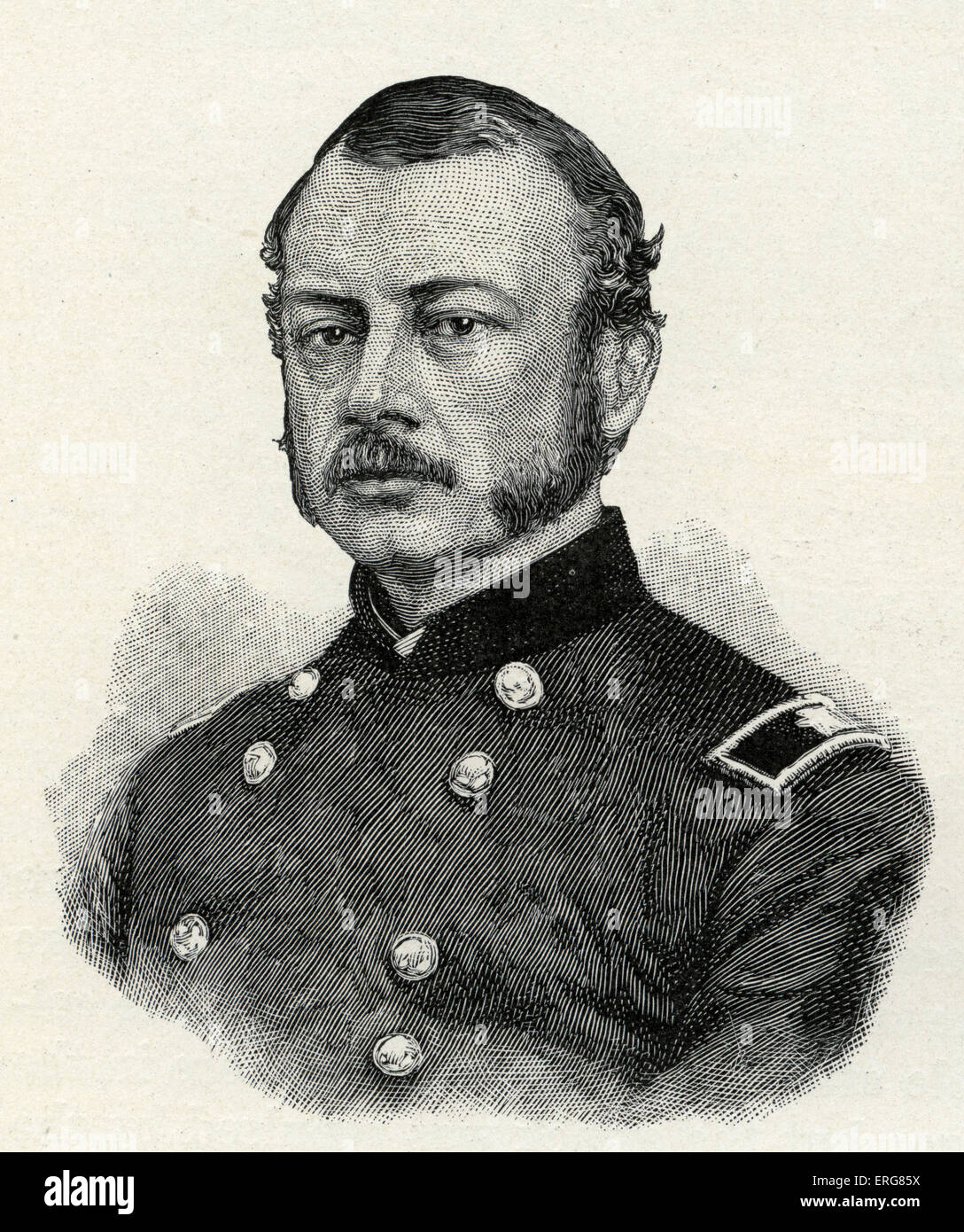 Il maggiore generale Robert B. Potter - ritratto. La guerra civile americana Unione generale dell esercito e avvocato. Ha guidato la divisione in Overland Foto Stock