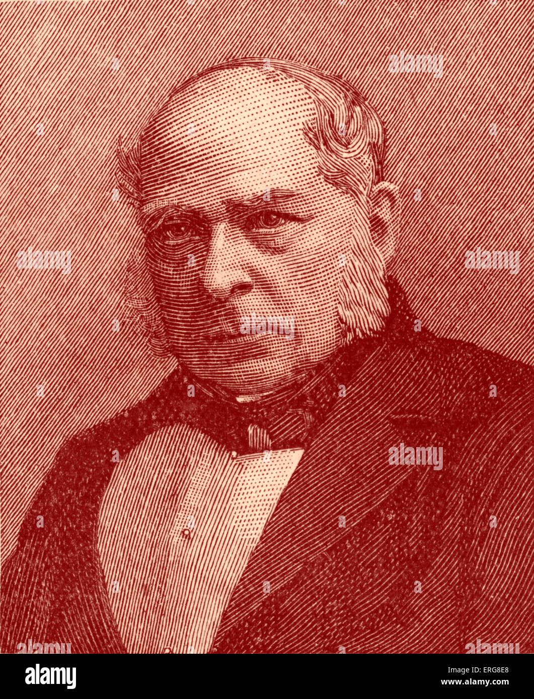 Sir Charles Wheatstone - ritratto. Scienziato inglese e inventore, meglio conosciuta per i contributi allo sviluppo di Wheatstone Foto Stock