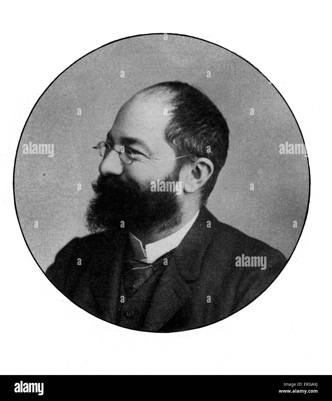 Édouard Michelin (1859-1940) - industriale francese che con il suo fratello André (1853-1931), fondata il pneumatico Michelin Azienda Foto Stock