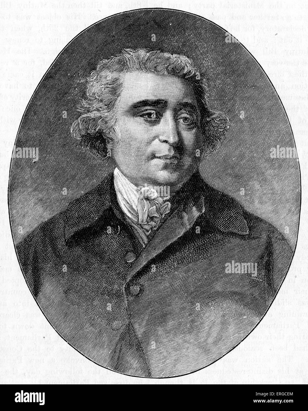Charles James Fox - ritratto dopo Sir Joshua Reynolds. Inglese politico whig, anti-schiavitù diruttori, sostenitore del Foto Stock
