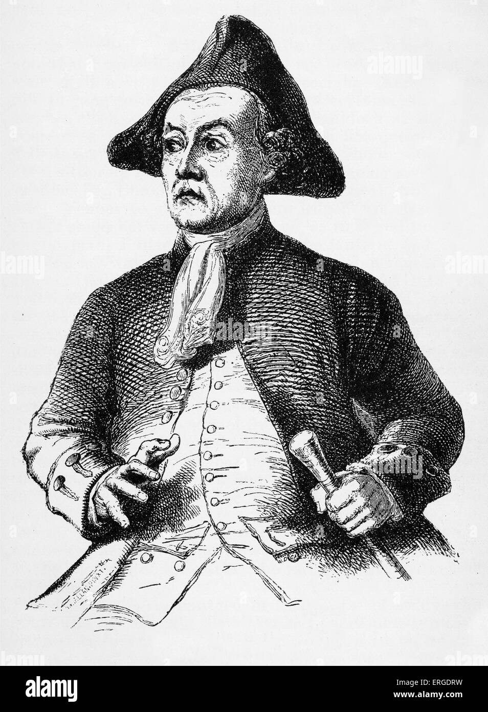 Rob Roy da Sir Walter Scott. Bailie Nicol Jarvie . Pubblicato per la prima volta 1817 . RR: Robert Roy MacGregor, folk scozzese hero Foto Stock