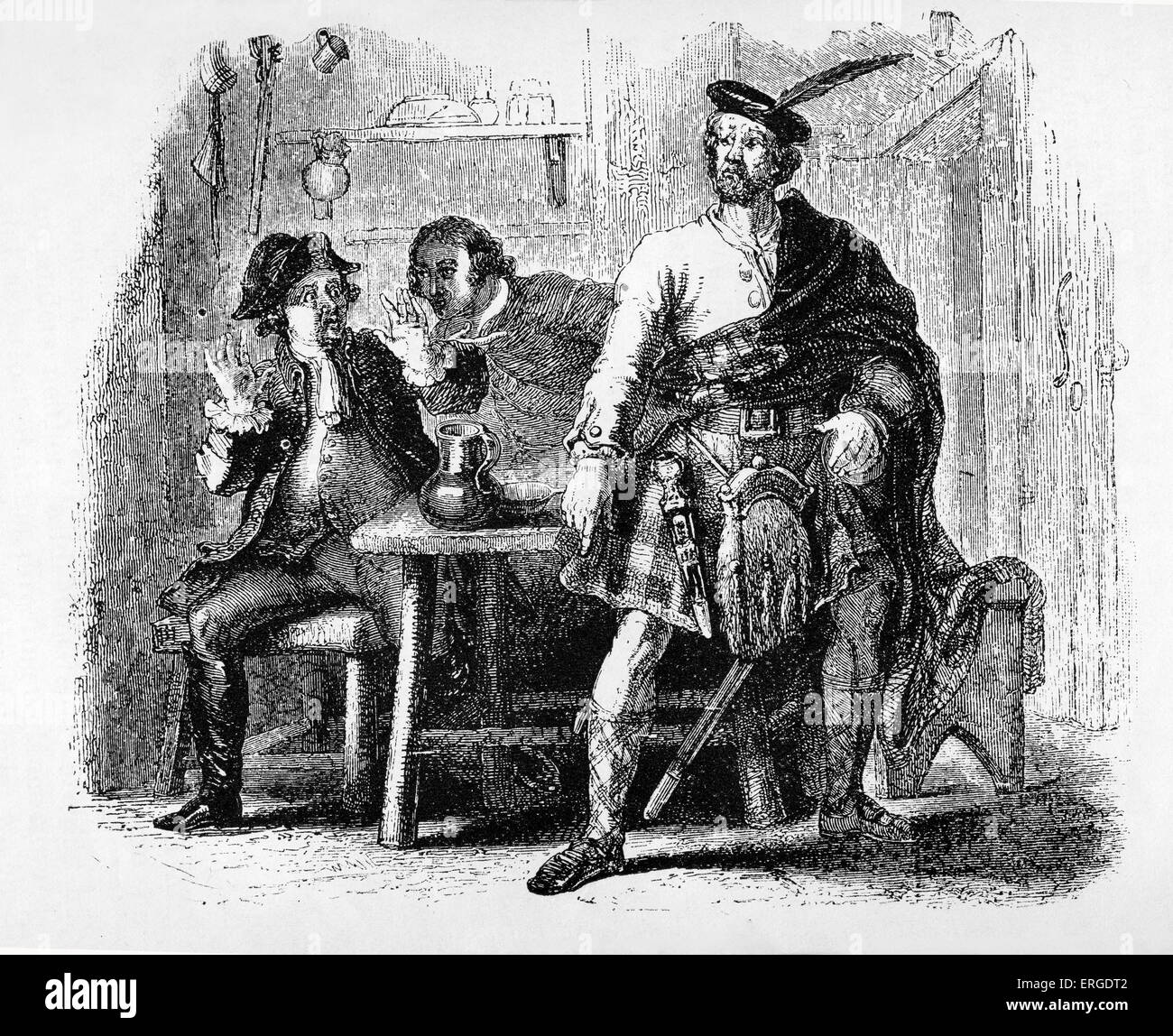 Rob Roy da Sir Walter Scott. Didascalia: 'My figli tessitori!" pubblicato per la prima volta 1817 . RR: Robert Roy MacGregor, folk scozzese hero Foto Stock
