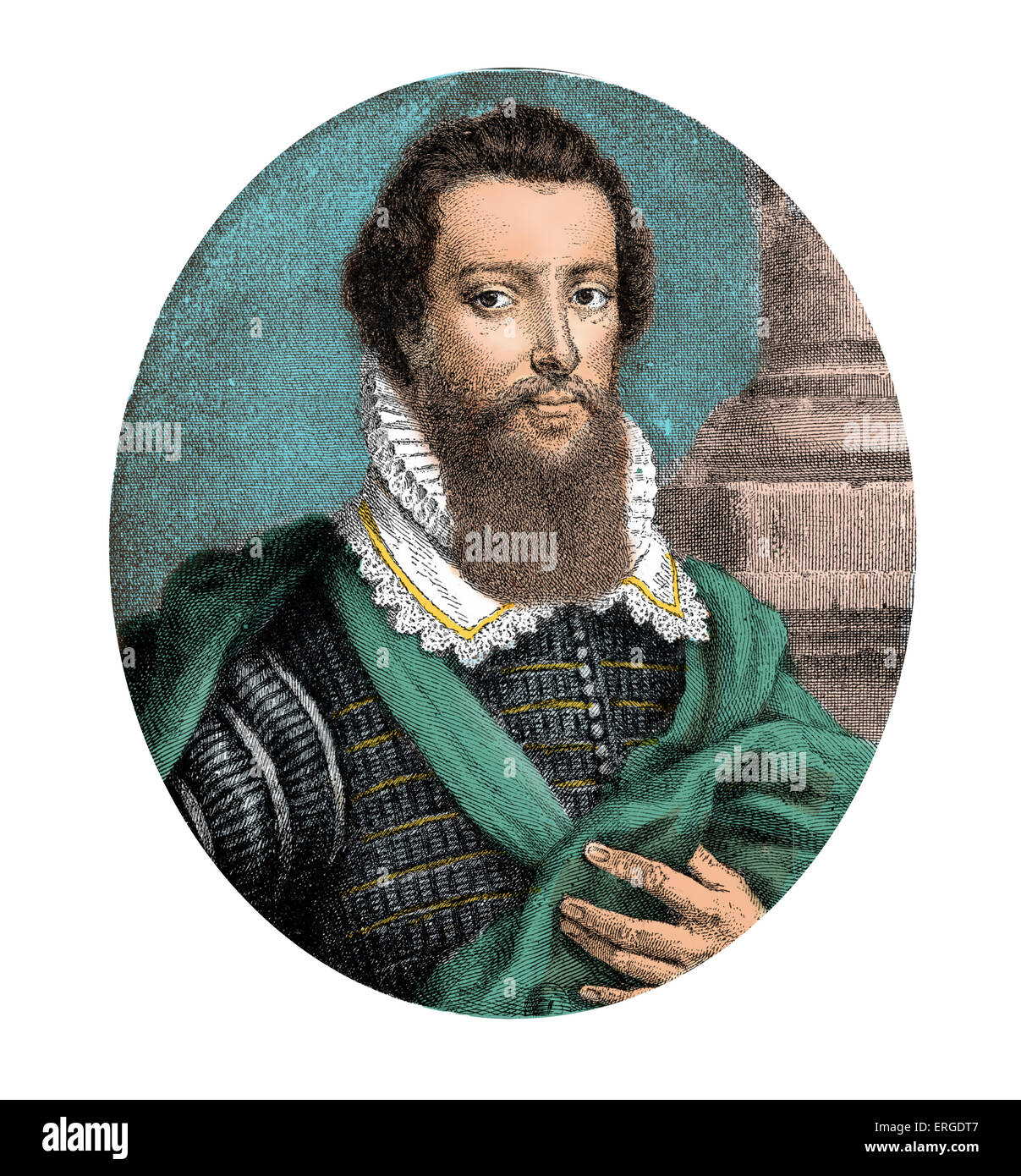 Robert Devereux, 2° Conte di Essex. Nobile inglese. Uno di Elisabetta I 's preferiti. 10 Novembre 1565 - 25 Febbraio 1601 Foto Stock