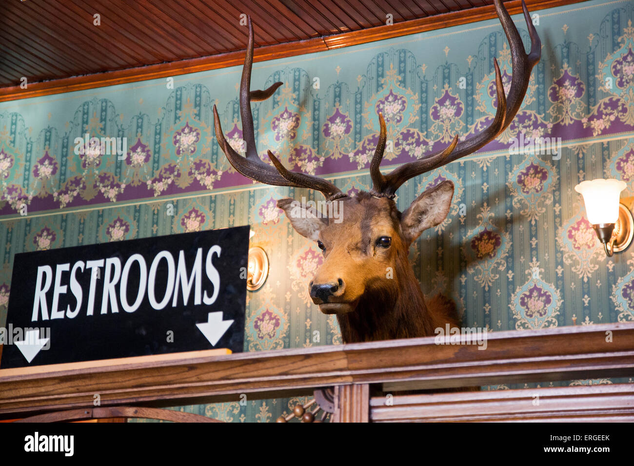 Central City, Colorado - La moneta d'Oro Saloon, casa del Easy Street Casino nel quartiere storico del centro città. Foto Stock