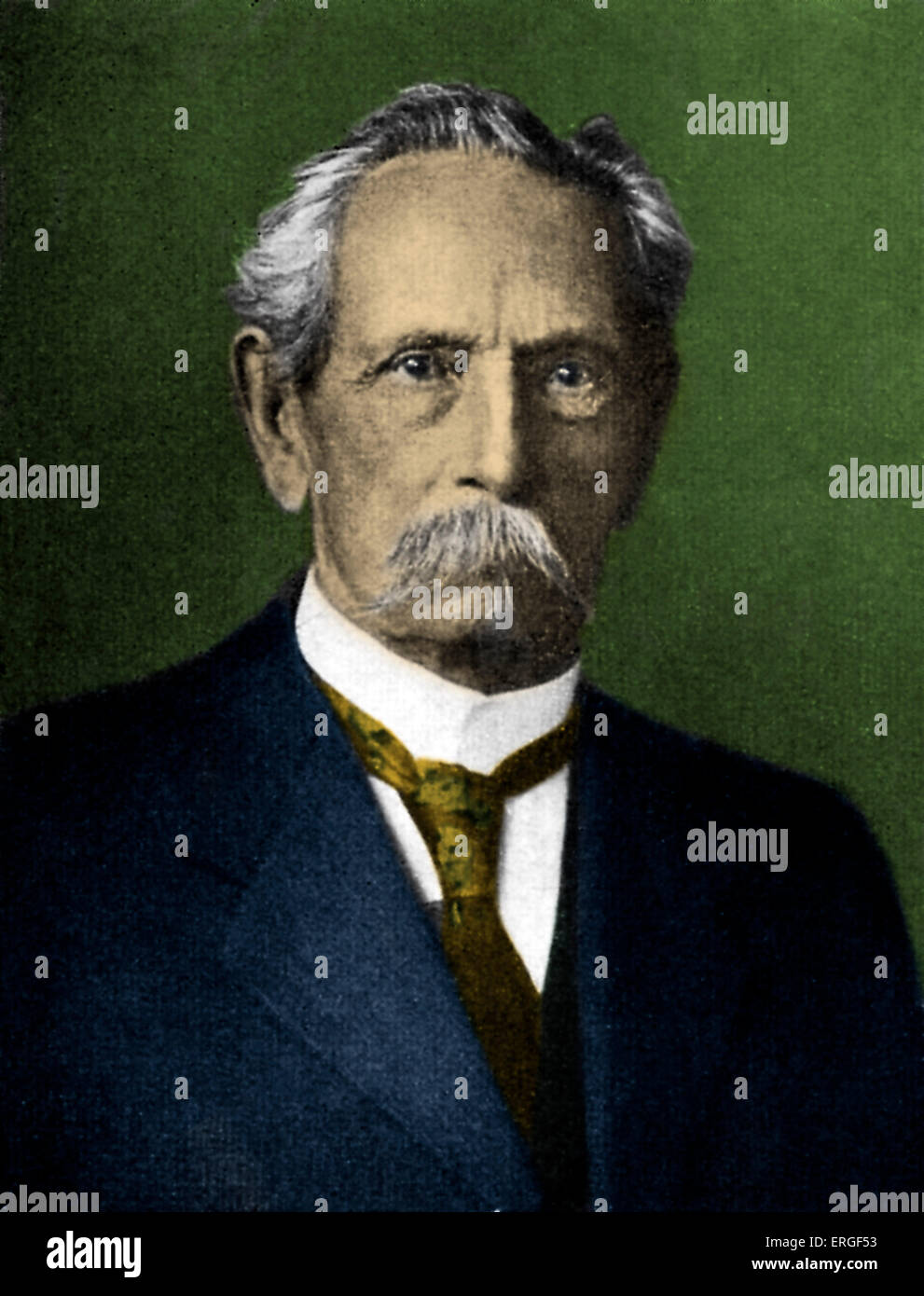 Carl Benz (1844-1929) motore tedesco designer e ingegnere di auto, generalmente considerato come l'inventore della vettura alimentata a benzina. Foto Stock