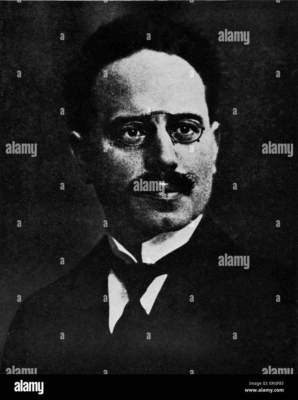 Karl Liebknecht - ritratto. Socialista tedesco e un co-fondatore della Spartacist League e il Partito Comunista della Germania. Foto Stock