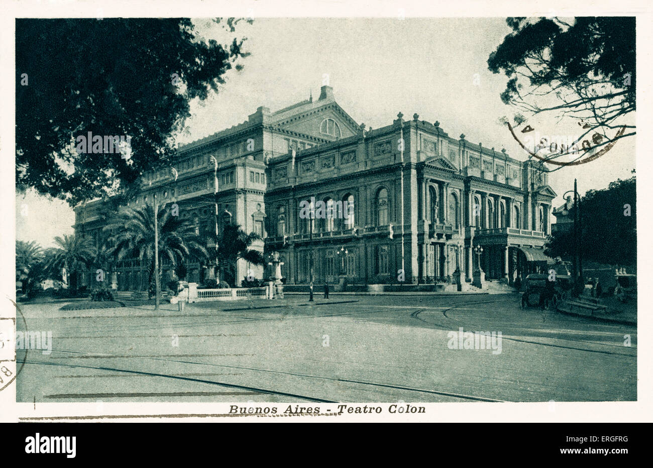 Il Teatro Colon di Buenos Aires, Argentina. Cartolina, c. 1916. Foto Stock