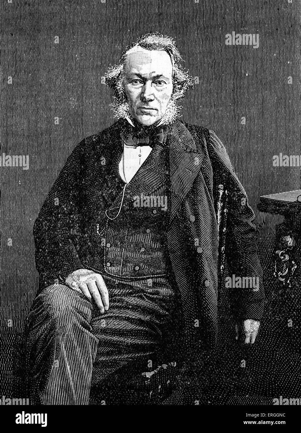 Richard Cobden - ritratto. Produttore britannico e radicale e liberale statista, associata con la formazione di anti - Diritto di mais Foto Stock
