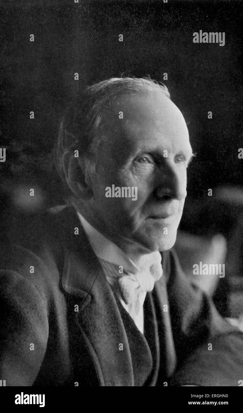 John Morley, primo Visconte Morley di Blackburn. Liberale britannico statista, scrittore e redattore di giornale. 24 Dicembre 1838 - 23 Foto Stock