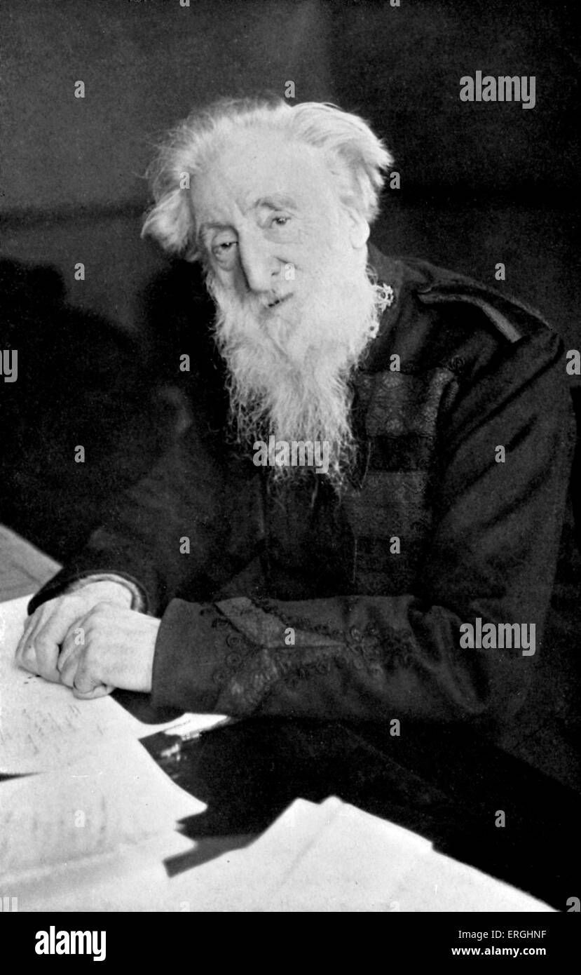 William Booth - ritratto. British predicatore metodista e fondatore dell'Esercito della Salvezza - divenne il suo primo Generale (1878-1912). Foto Stock