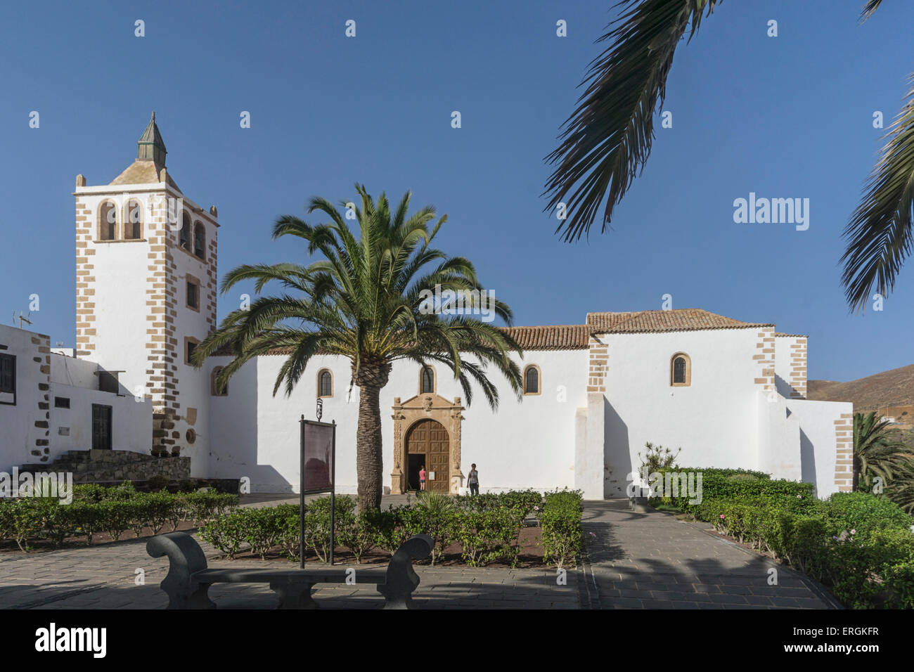 Chiesa cattedrale di Santa Maria di Betancuria in Fuerteventura, Isole Canarie, Spagna Foto Stock