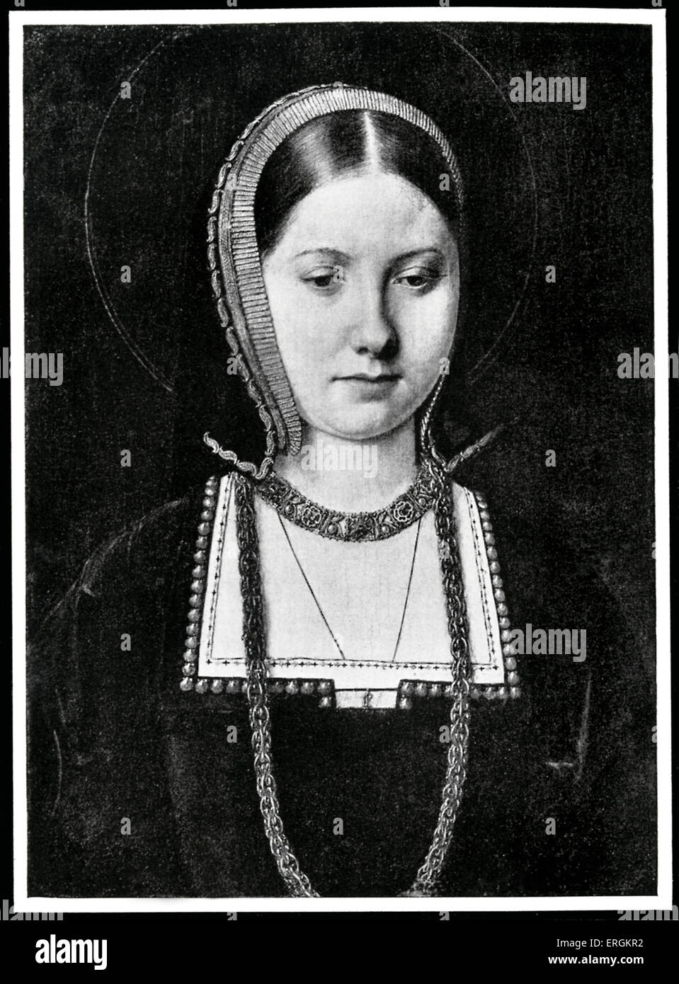 Caterina d'Aragona (1485 - 1536). Regina consorte di Inghilterra (1509 - 1533) e prima moglie del re Henry VIII (1491 - 1547). Foto Stock