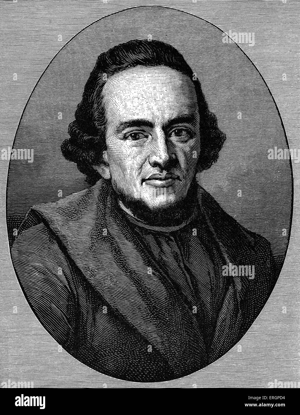 Mosè Mendelssohn. MM, Tedesco filosofo ebreo: 6 settembre 1729 - 4 gennaio 1786. Foto Stock