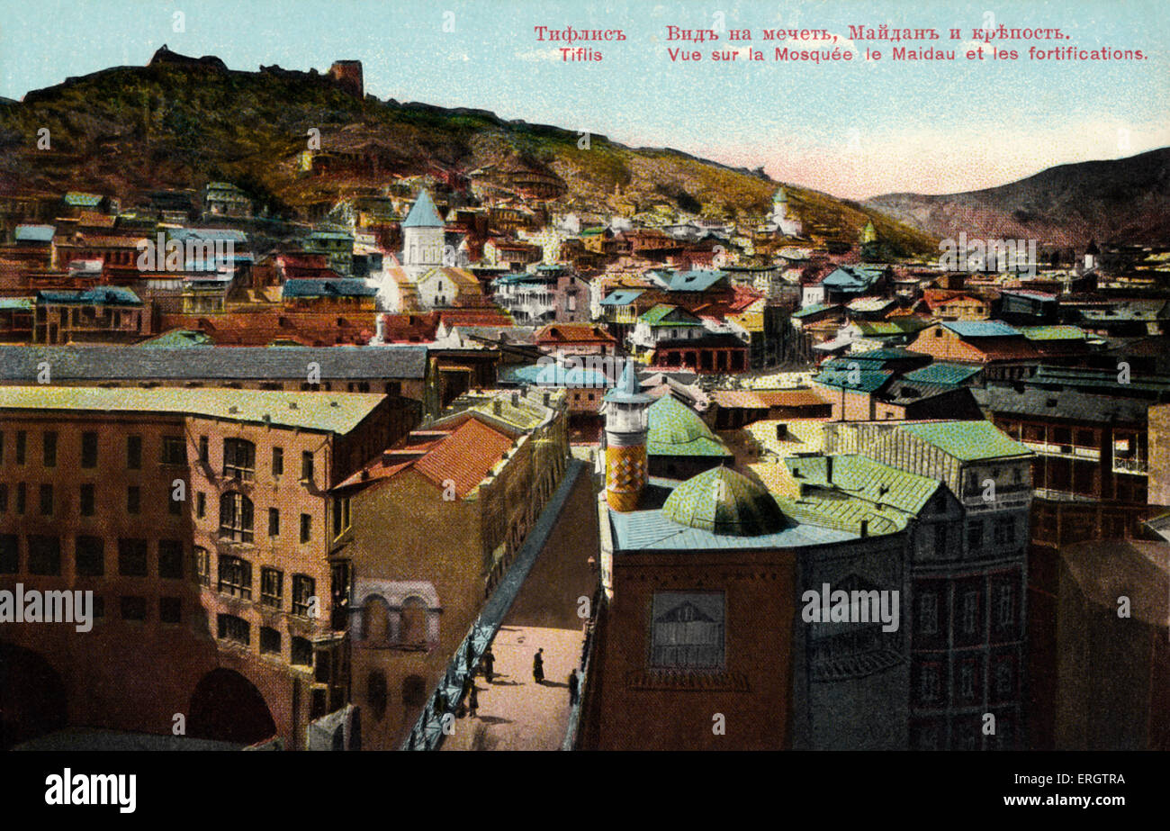 Joseph Stalin Tbilisi home / Tifilis, Georgia, Russia. JS: 18 dicembre 1878 - 5 Marzo 1953 Foto Stock