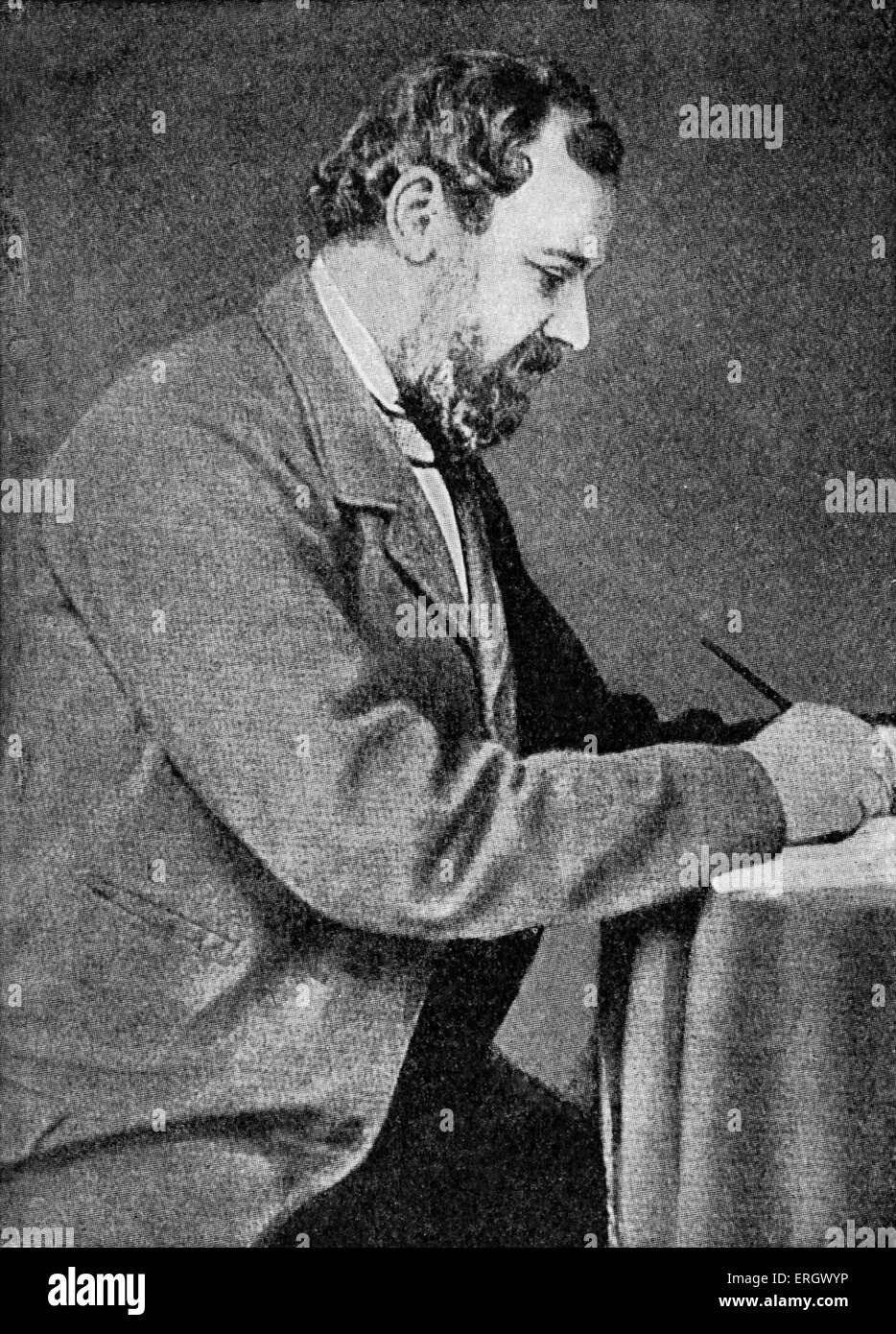 Charles Reade: romanziere inglese e drammaturgo, 8 Giugno 8, 1814 - 11 aprile 1884. Foto Stock