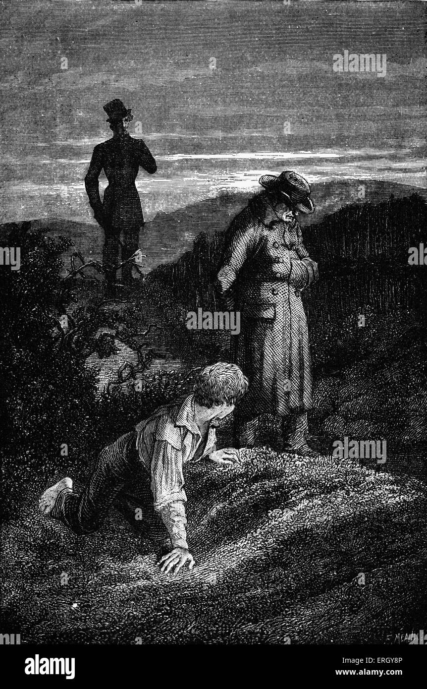 Les Miserables di Victor Hugo. Pubblicato per la prima volta 1862. Illustrazione originale da Emile Bayard. La didascalia recita: soccorrere dal di sotto. Foto Stock