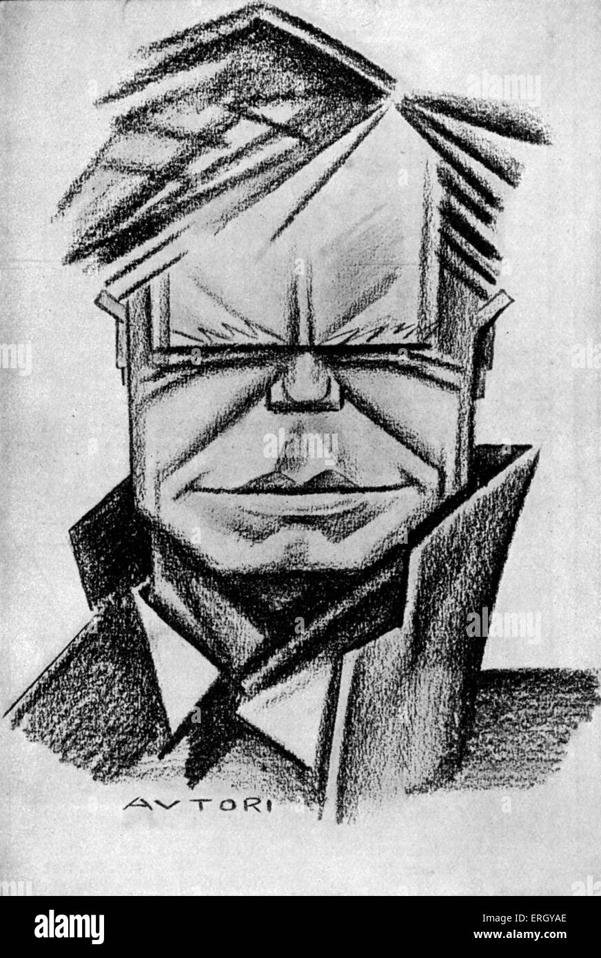 "Beaverbrook: statista e l' uomo da Edgar Middleton. 1930s caricatura da Avtori.. William Maxwell Aitken, 1° Baronet, Foto Stock