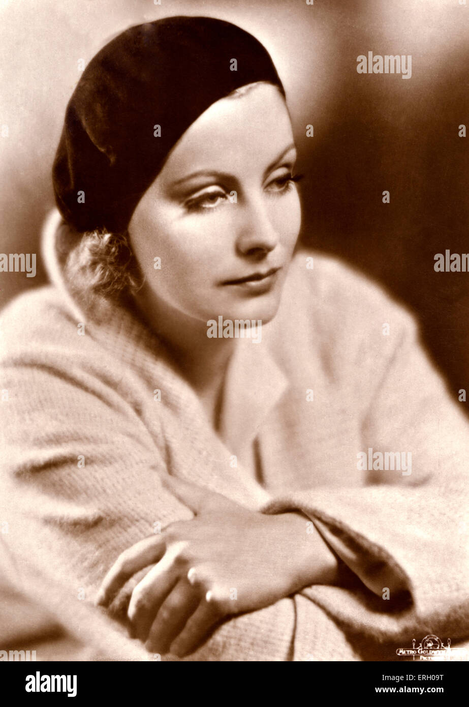 Greta Garbo - ritratto. L'attrice svedese, 18 settembre 1905 - 15 aprile 1990. Foto Stock