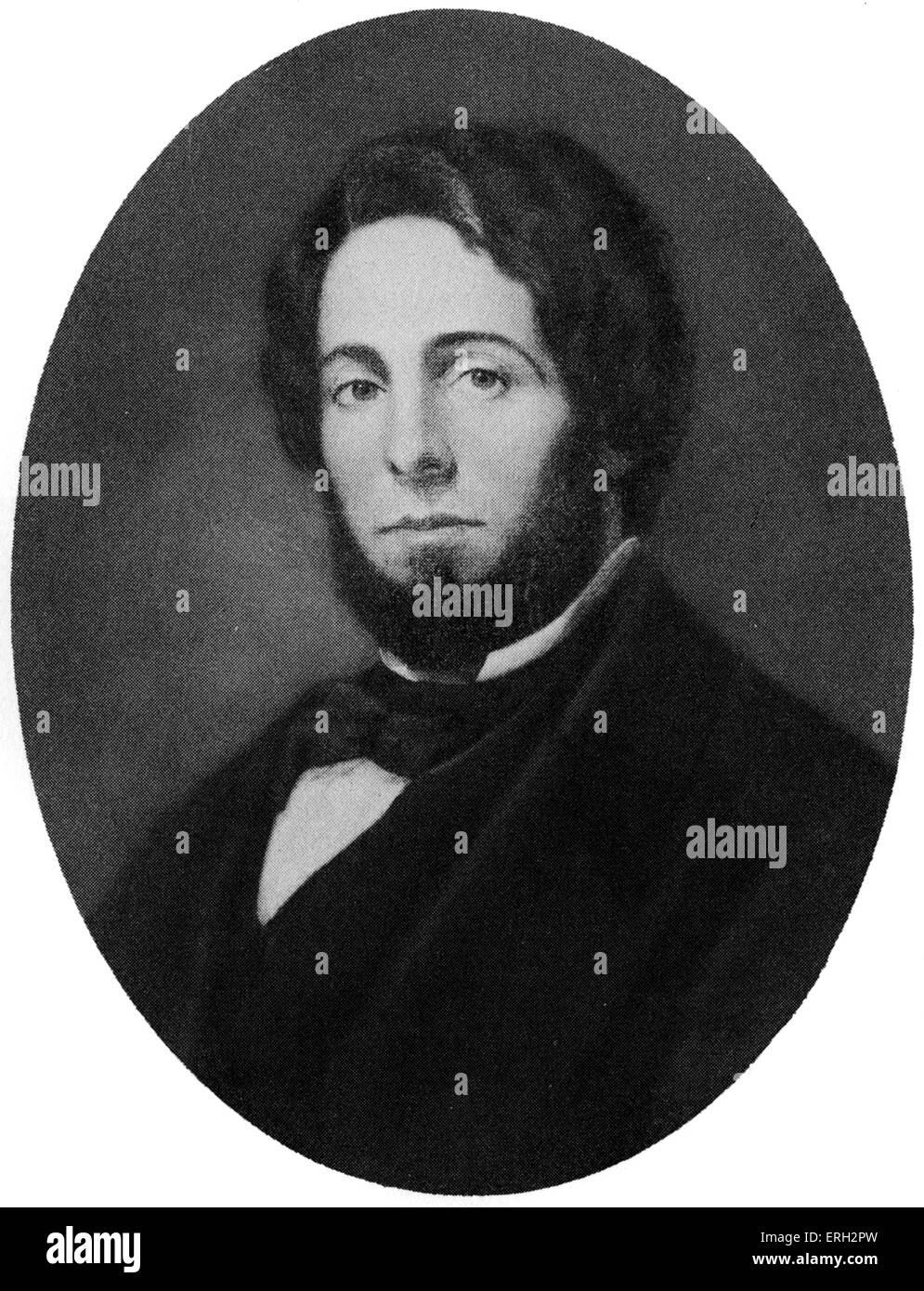 Herman Melville, autore americano e poeta. 1 agosto 1819 - 28 settembre 1891. Foto Stock