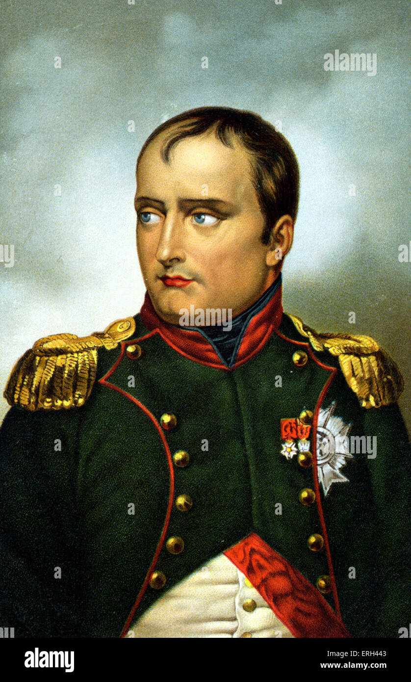 Napoléon Bonaparte da Orazio Vernet Imperatore dei Francesi, 1769-1821. Foto Stock