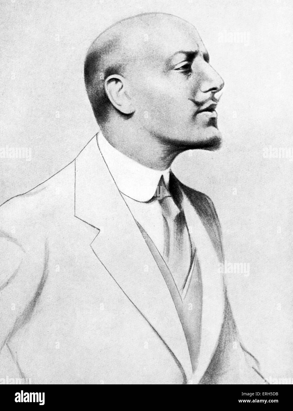 Gabriele d' Annunzio, poeta italiano, giornalista, scrittore e drammaturgo. 12 Marzo 1863 - 1 marzo 1938. Foto Stock