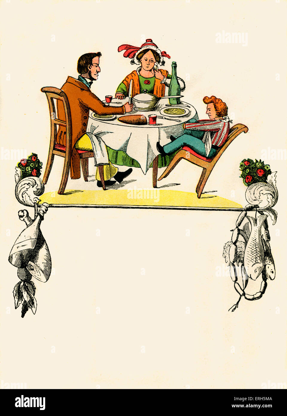 Der Struwwelpeter [Shock-guidato Pietro] dal dottor Heinrich Hoffmann. La storia di smaniosi Philip [Die Geschichte vom Foto Stock