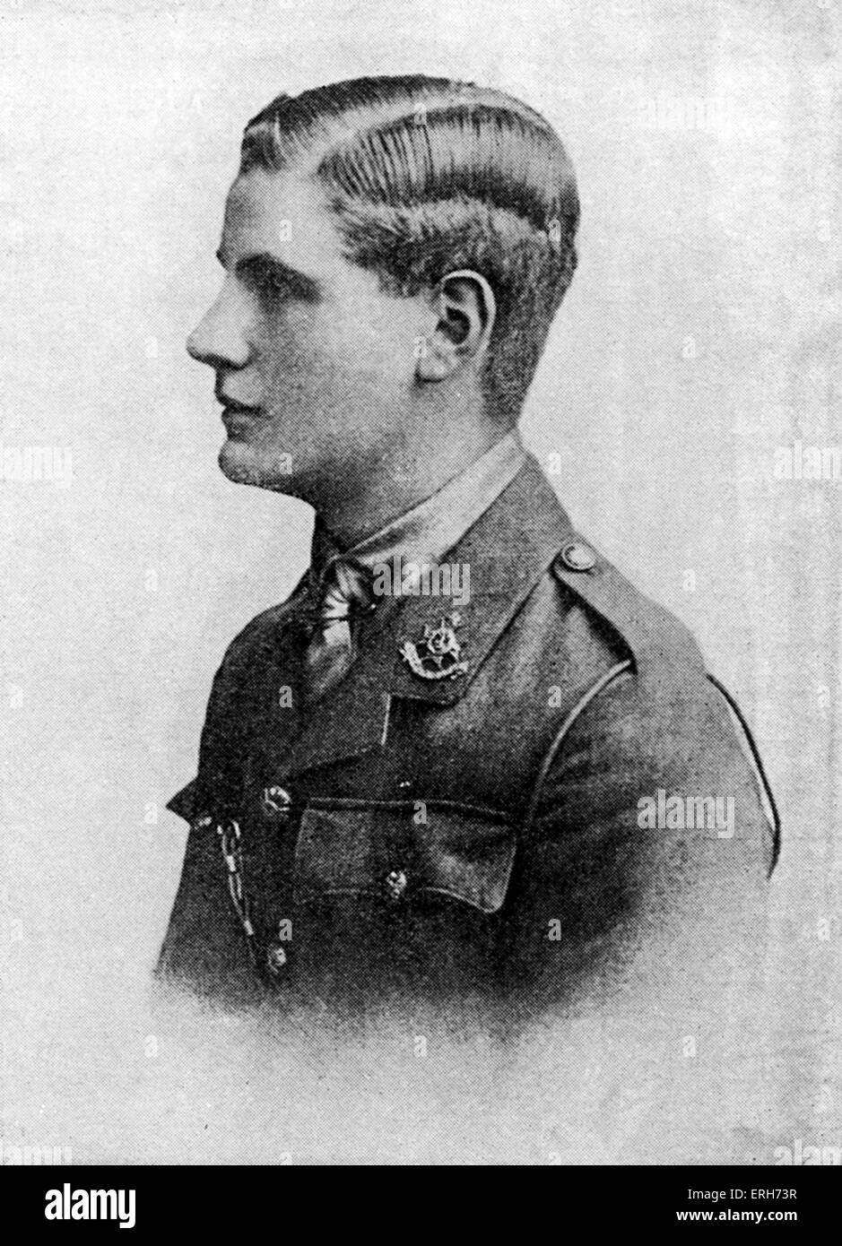 Francesco St Vincent Morris - Inglese I Guerra Mondiale poeta. Ha combattuto nella Royal Flying Corps. 1896-1917. Foto Stock
