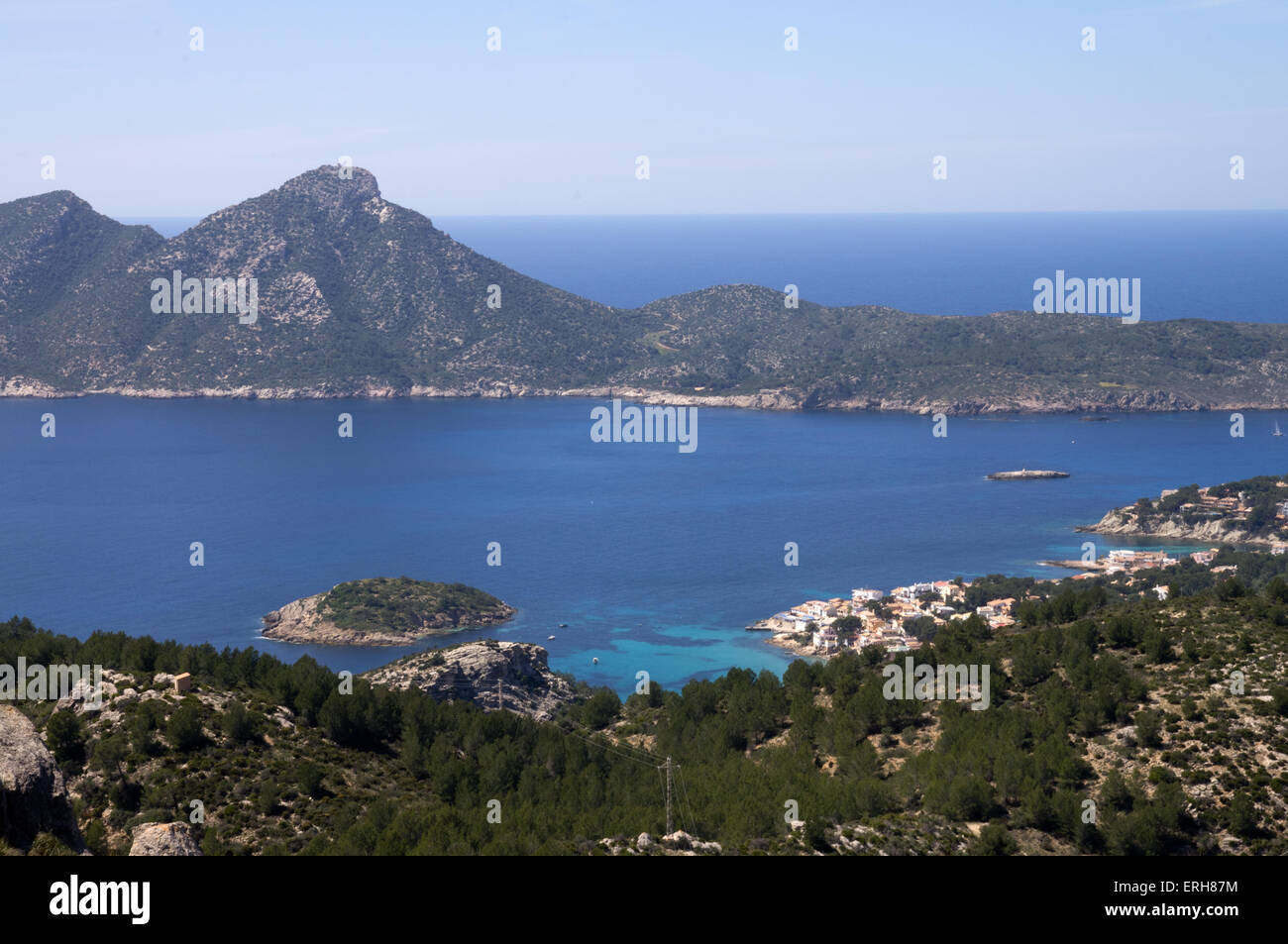 Sant Telm e Sa Dragonara Foto Stock