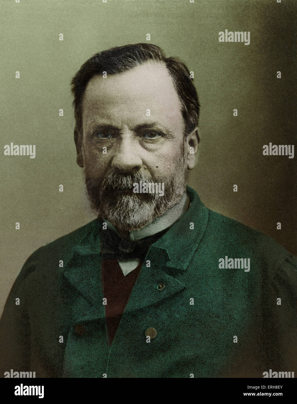 Louis Pasteur - ritratto - chimico francese, biologo e fondatore della moderna batteriologia -27 dicembre 1822 - 28 Settembre 1895 Foto Stock