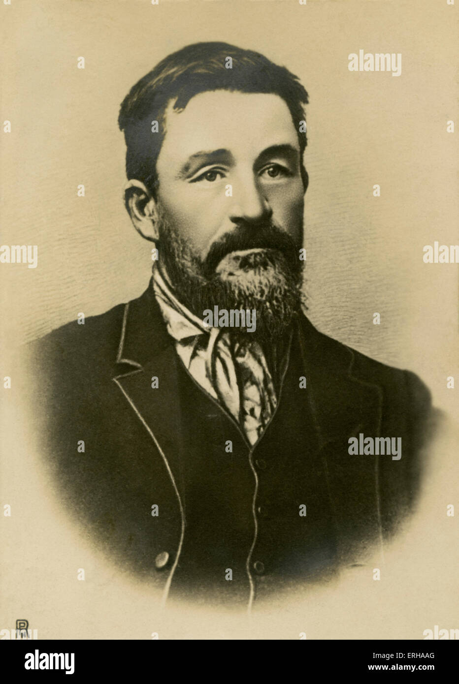 Generale Christiaan de Wet (1854-1922). General de Wet lottato per Transvaal nella Seconda guerra boera (1899-1902), e fu famoso era il suo uso di guerriglia. Foto Stock