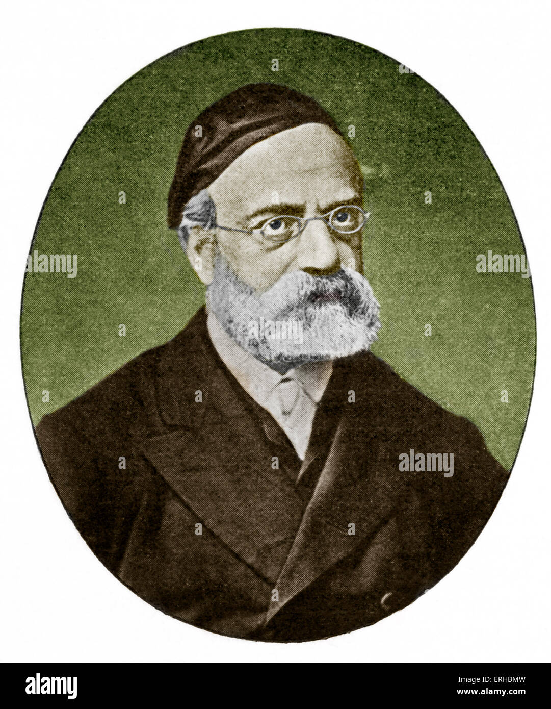 Rabbi Samson Raphael Hirsch - fondatore intellettuale della Torah im Derech Eretz. 20 Giugno 1808 - 31 dicembre 1888. Foto Stock