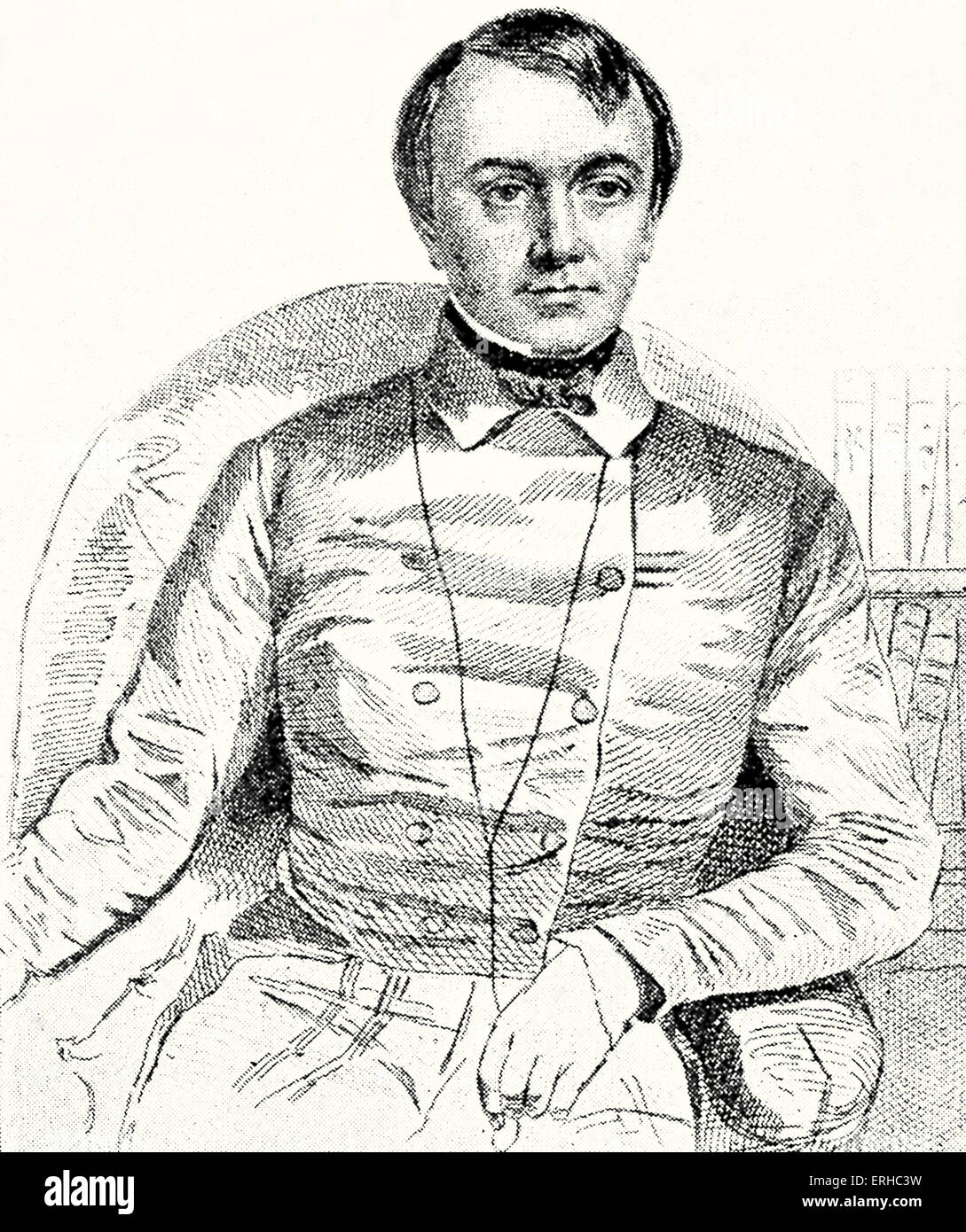 Emile de Girardin. Giornalista francese pubblicista e politico. 22 Giugno 1802 - 27 aprile 1881. Influente sulla vita di Rachel Foto Stock