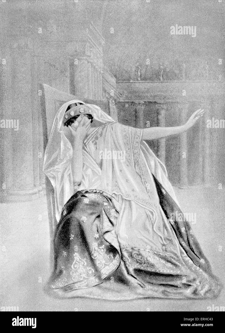 Rachel (Elisabeth Rachel Félix) - noto come Mademoiselle Rachel .nel ruolo di Phedre / Phedra di Jean Racine. 21 Febbraio 1821 - 3 Foto Stock