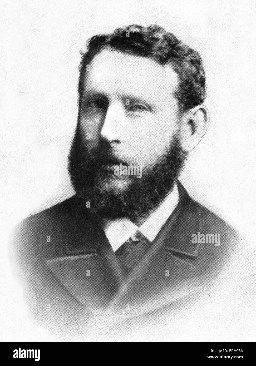 Solomon Schechter nel 1887, Londra. American -Romanian rabbi, studioso accademico, educatore, fondatore e presidente del Regno Foto Stock