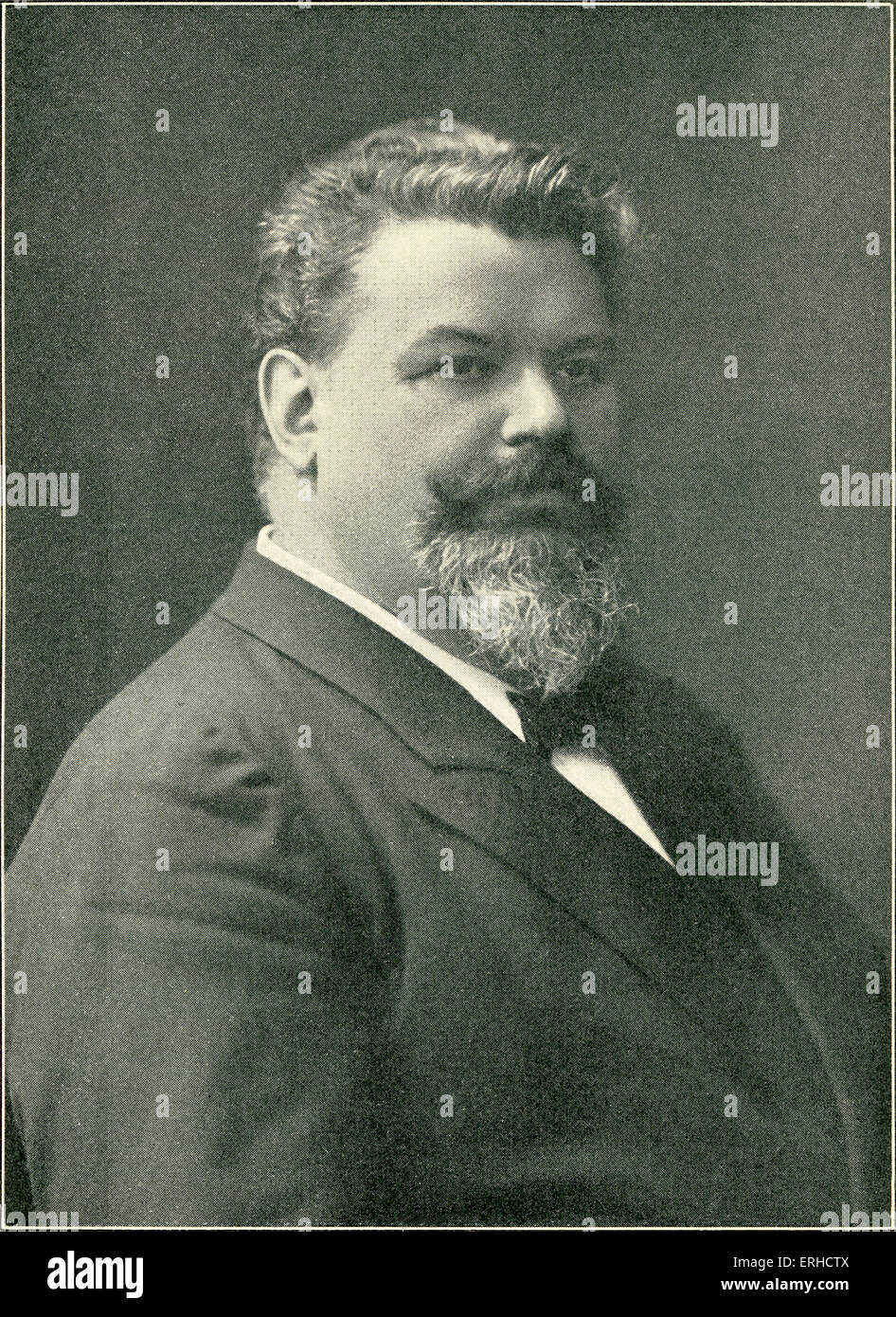 Karel Halíř, violinista ceco. 1 febbraio 1859 - 21 dicembre 1909. Foto Stock