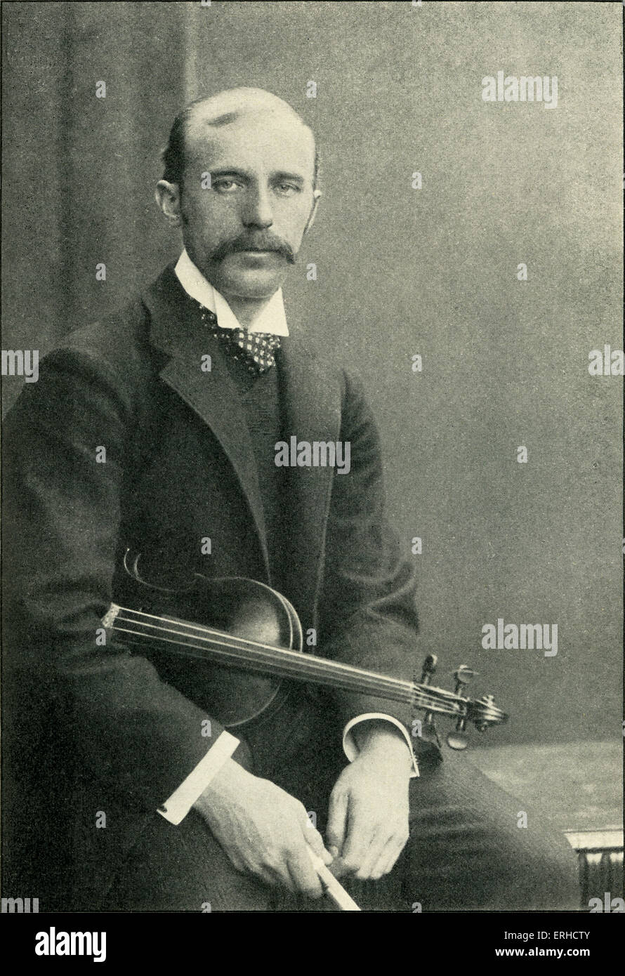 Willy Burmester, violinista tedesco. 16 Marzo 1869 - 16 gennaio 1933. Foto Stock