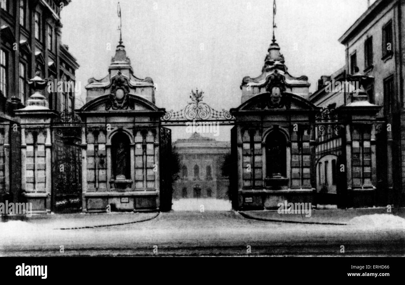 Università di Varsavia nel 1920s Foto Stock