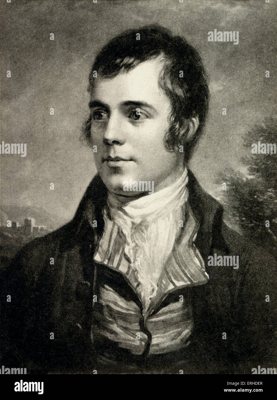 Robert Burns - poeta Scozzese - 1759-1796 Foto Stock