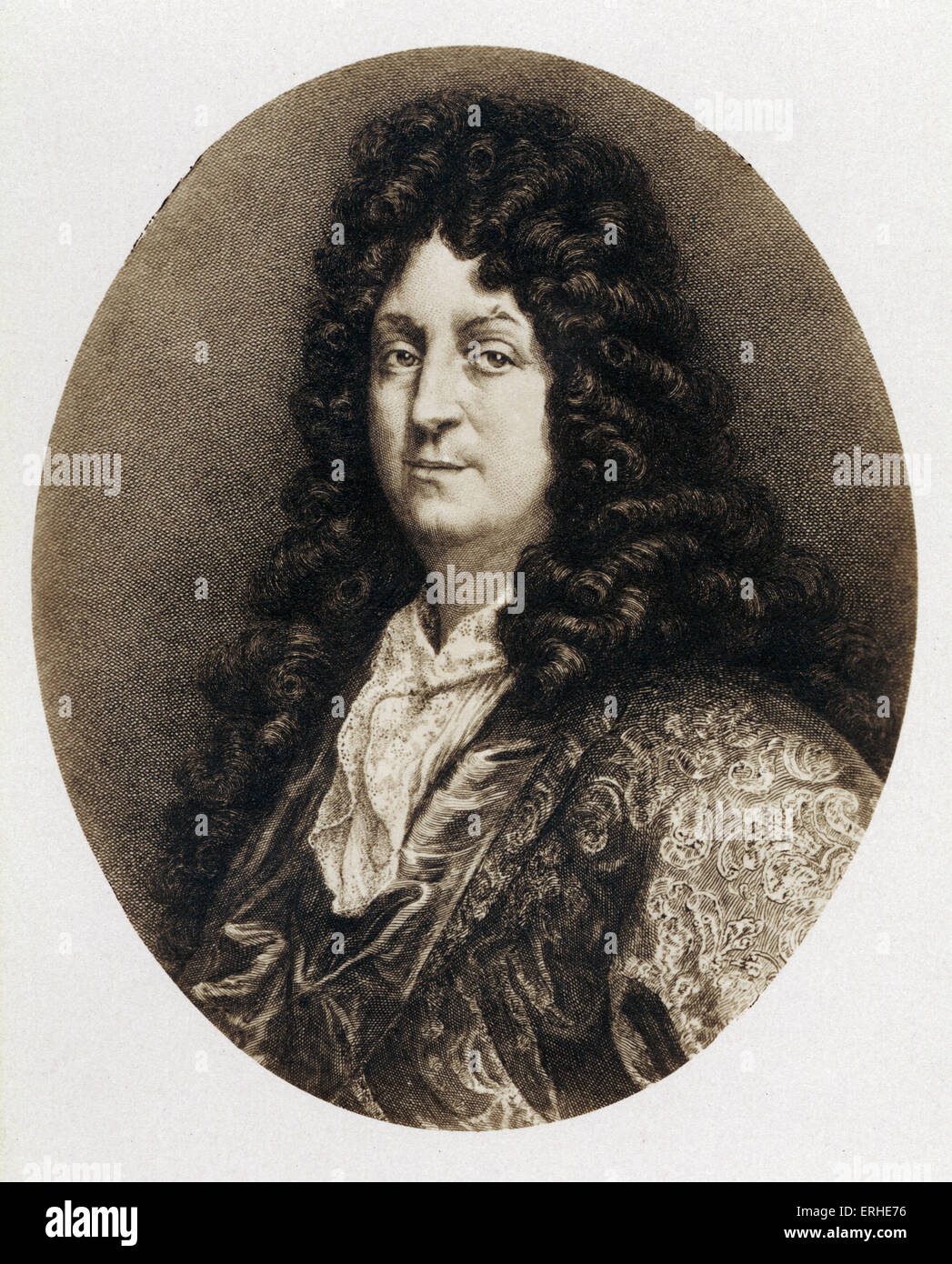 Jean Racine, ritratto. Drammaturgo francese e drammaturgo, 22 Dicembre 1639 - 21 Aprile 1699 Foto Stock