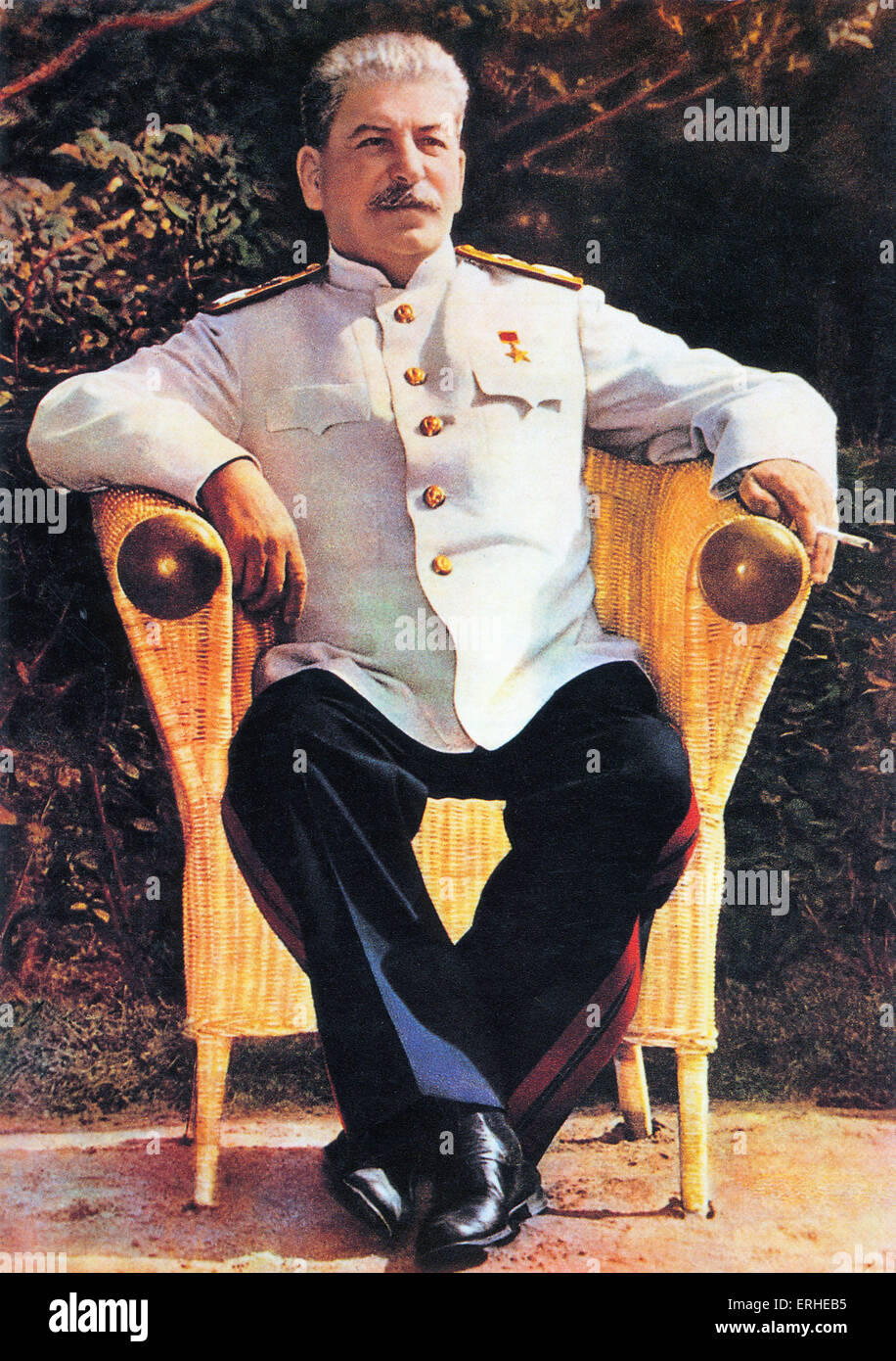 Joseph Stalin, ( Iosif Vissarionovich Dzhugashvili ) sovietico rivoluzionario russo uomo politico e leader / righello. Nato a Foto Stock