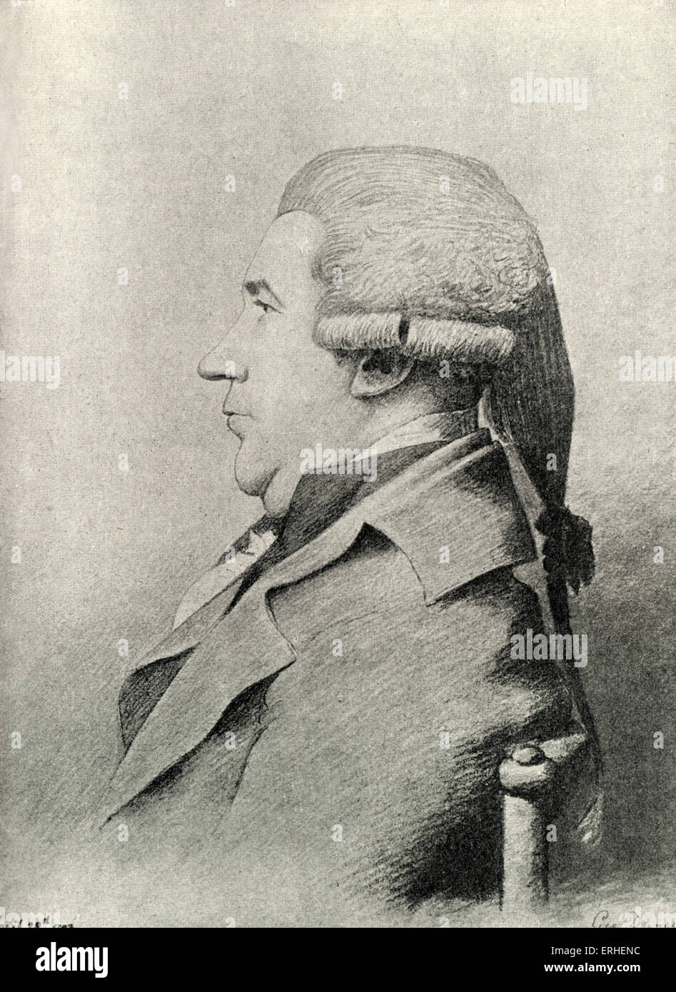 James Boswell - ritratto. Autore scozzese. 29 Ottobre 1740 - 19 Maggio 1795 Foto Stock